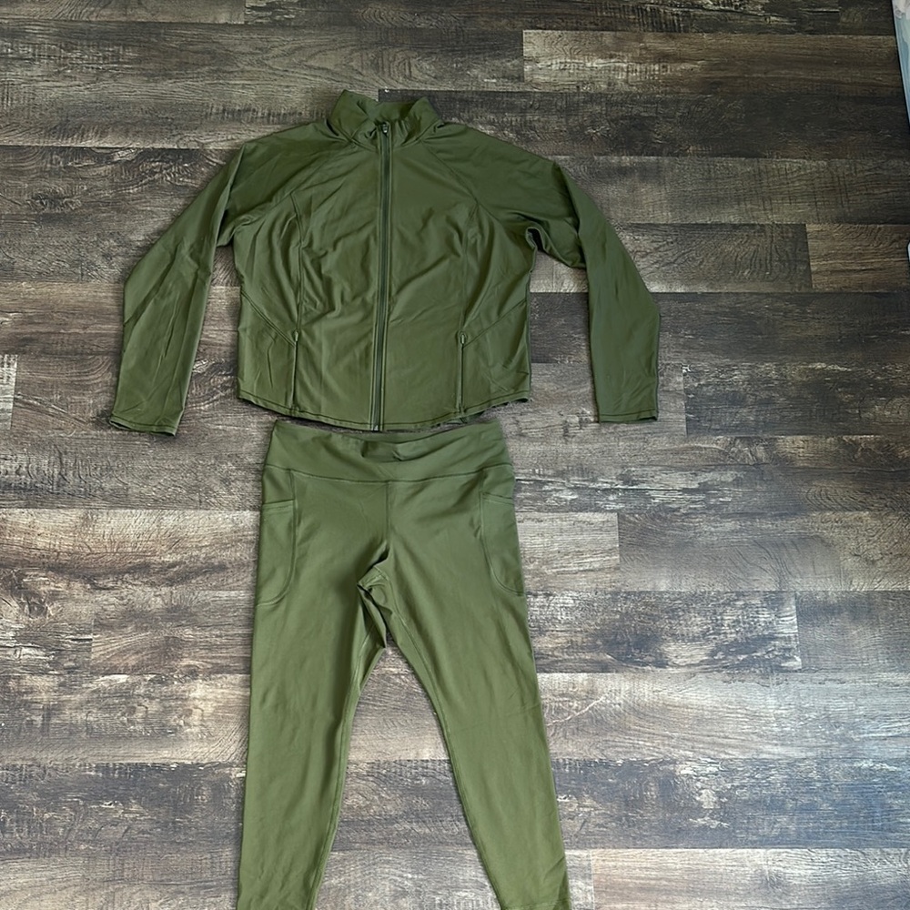 Old Navy Green Leggings for Active Comfort
